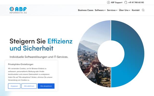 Website von ABF Informatik AG