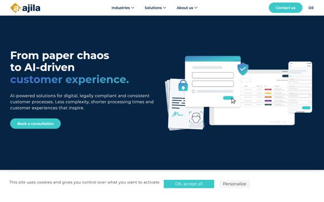 Website von Ajila AG