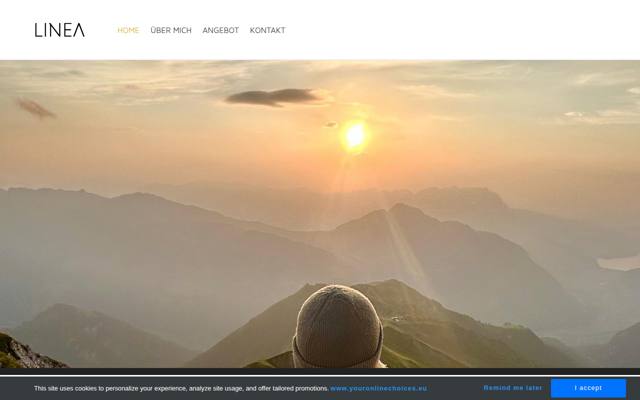 Website von Atelier Linea