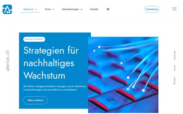 Website von Aterios GmbH