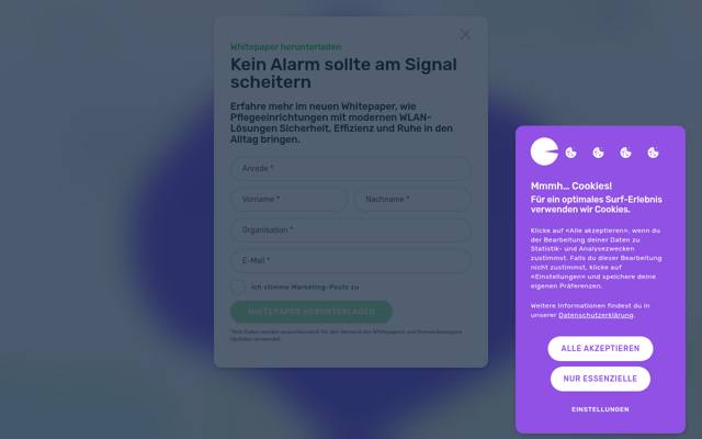 Website von axelion AG