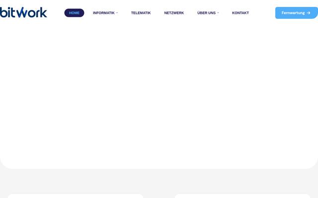 Website von Bitwork GmbH
