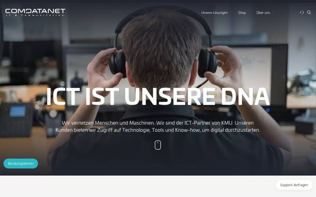 Website von ComDataNet AG