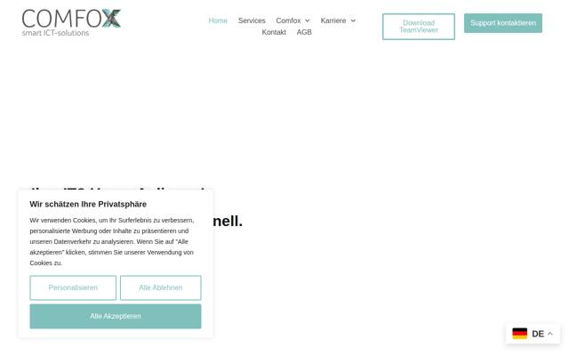 Website von Comfox AG