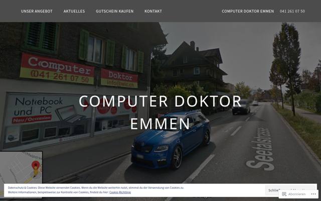 Website von Computer Doktor Emmen