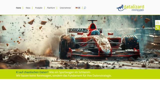 Website von Datalizard AG