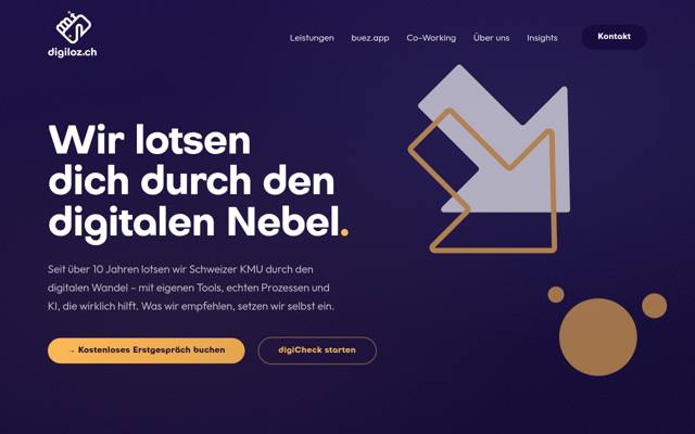 Website von digiloz ag