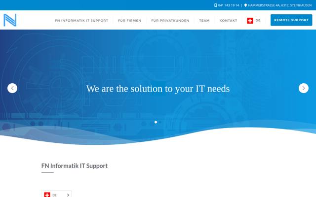 Website von FN Informatik GmbH