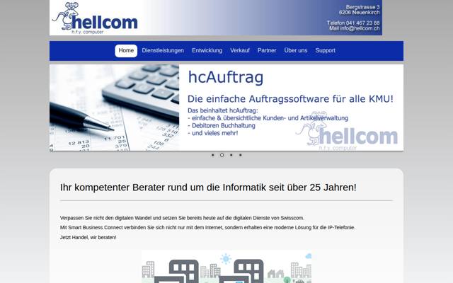 Website von hellcom h.f.y. computer, René J. Heller