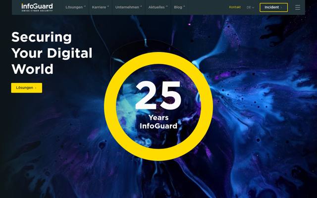 Website von InfoGuard AG