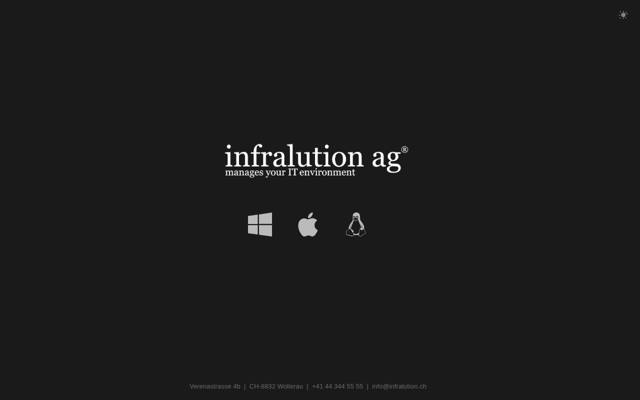 Website von Infralution AG