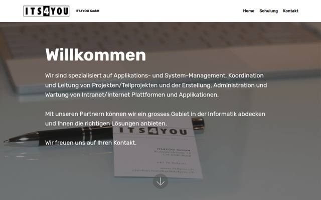 Website von ITS4YOU GmbH