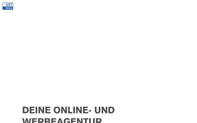 Website von KRT Media AG