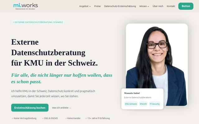 Website von mi.works