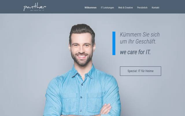 Website von Panther Media GmbH