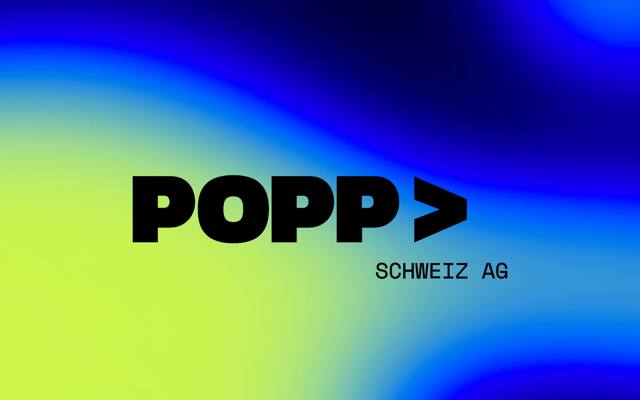 Website von Popp Schweiz AG
