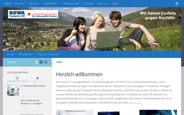 Website von ROWA Computer AG