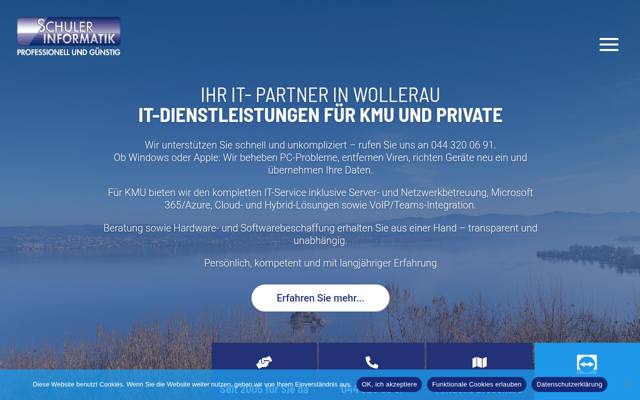 Website von Schuler Informatik GmbH