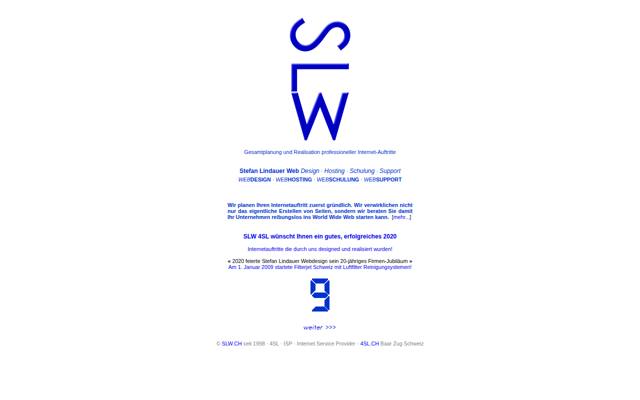 Website von SLW Stefan Lindauer Webdesign