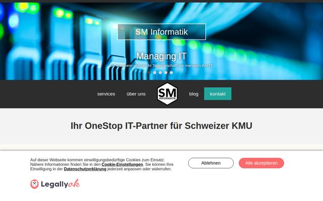 Website von SM Informatik GmbH