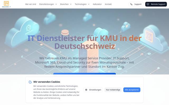 Website von Square IT AG
