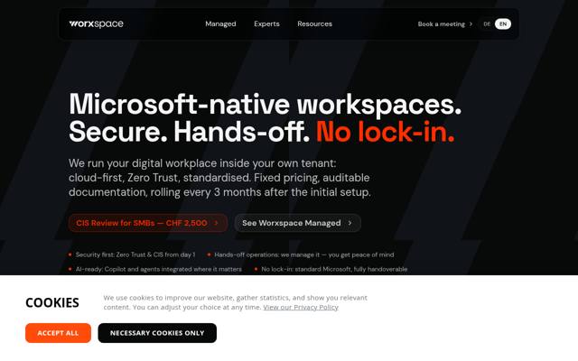 Website von Worxspace AG